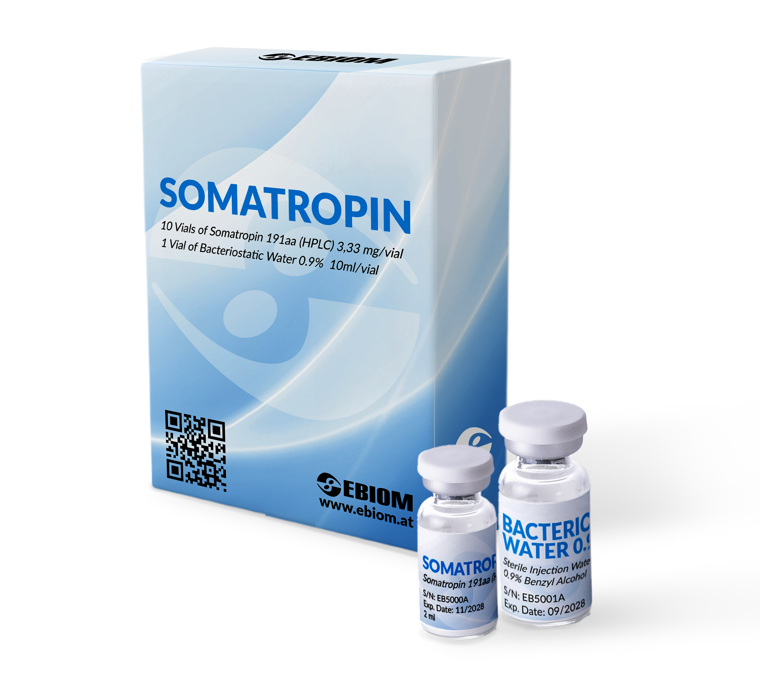 Somatropin(HGH) 3,33mg/vial - 100iu EB